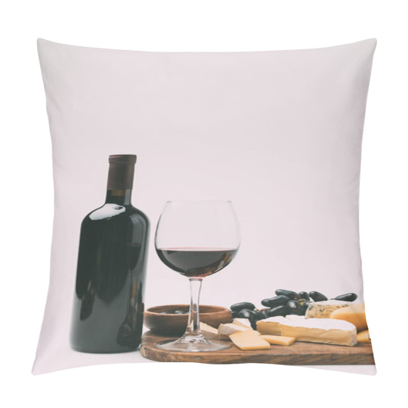 Personality  Wine And Various Snacks Pillow Covers