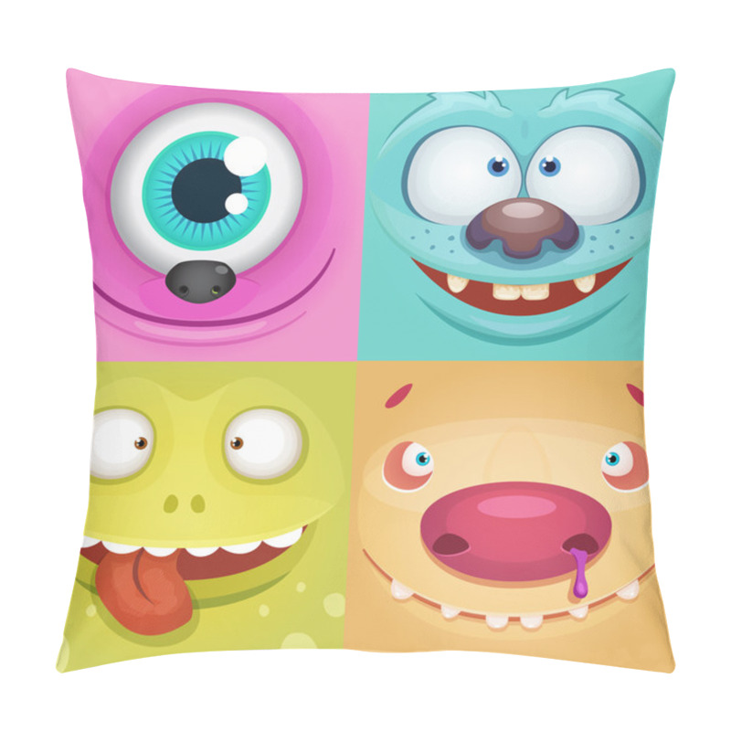 Personality  Monsters Pillow Covers