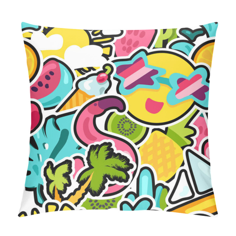 Personality  Vector Tropical Summer Seamless Pattern Pillow Covers