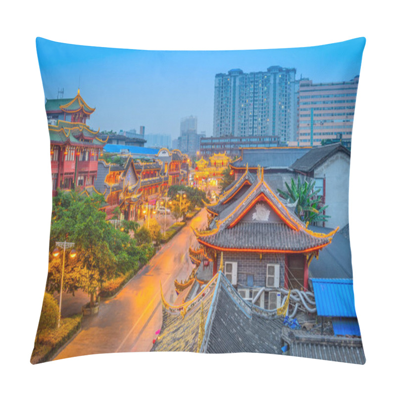 Personality  Chengdu, China Old Town Pillow Covers