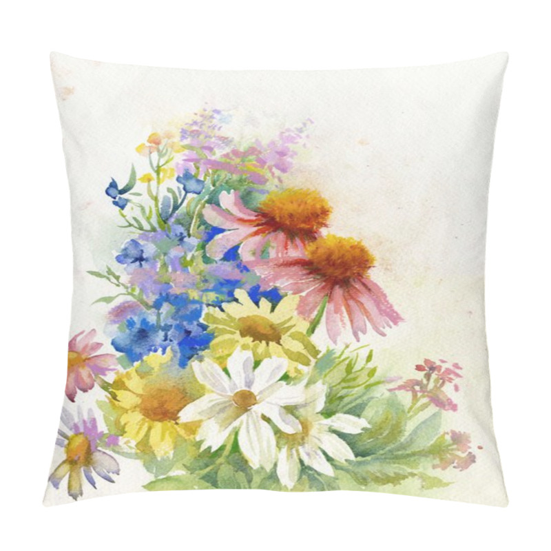 Personality  A Bouquet Of Wildflowers Pillow Covers