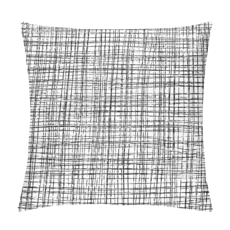 Personality  Horizontal And Vertical Black Lines Pillow Covers