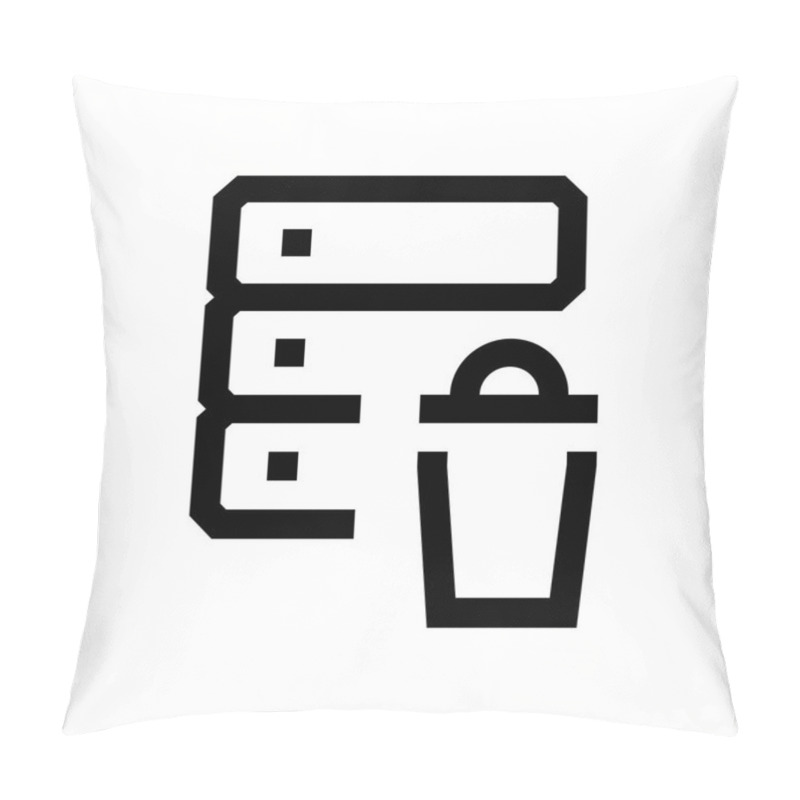 Personality  Database Mini Line, Icon Pillow Covers