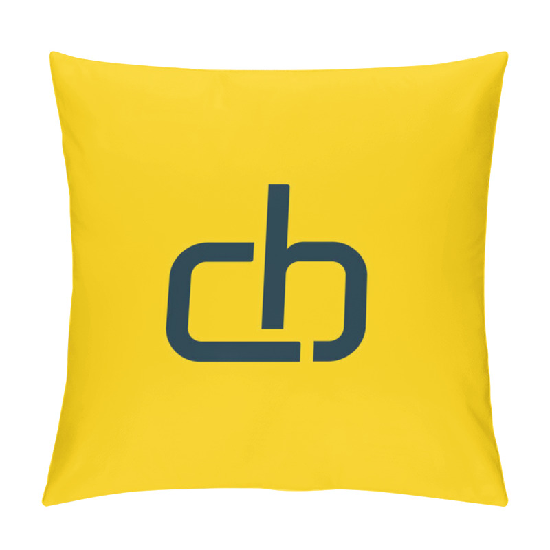 Personality  Connected Logo With Letters CB Pillow Covers