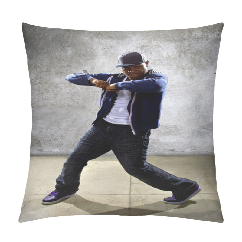 Personality  Black Male Dancing Hip Hop Pillow Covers