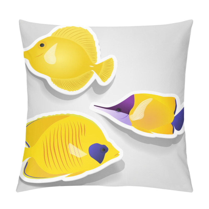 Personality  Set Of Vector Stickers Pillow Covers