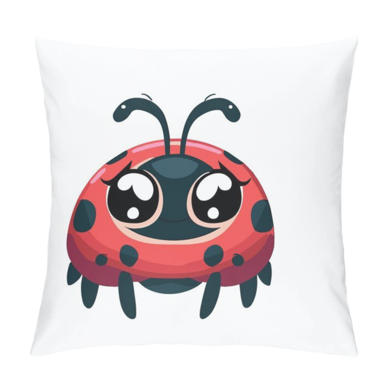 Personality  Insect, Cute Insect Vector Illustration For Bugs And Creepy,Crawly Designs Pillow Covers