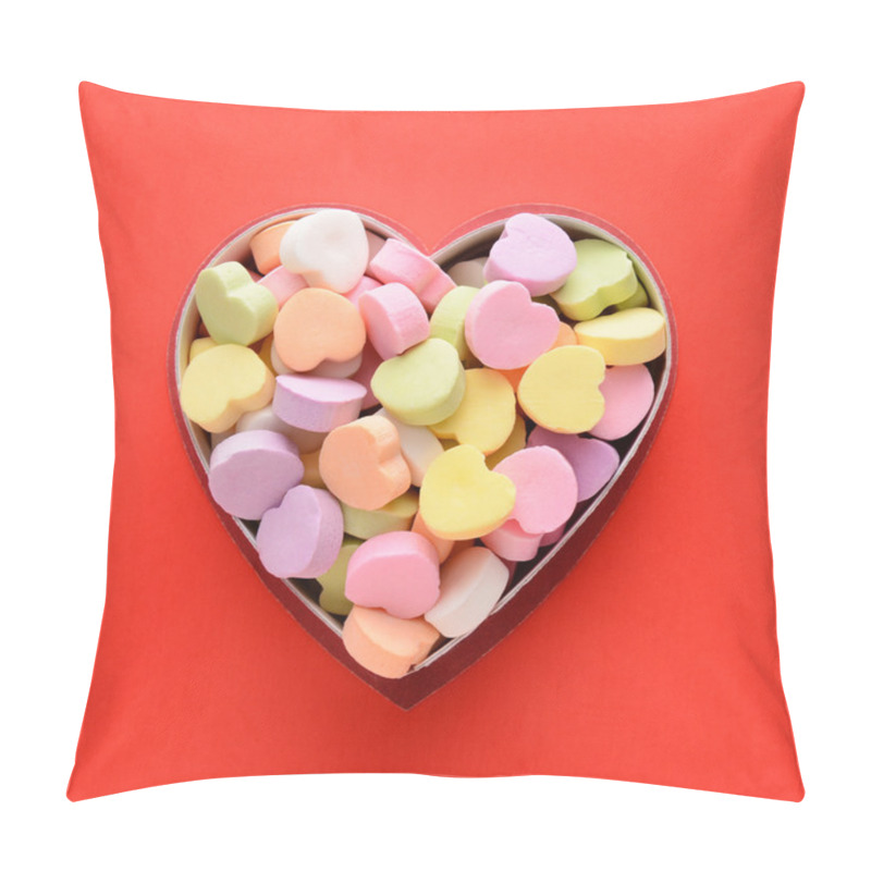 Personality  Candy Hearts In Box Pillow Covers