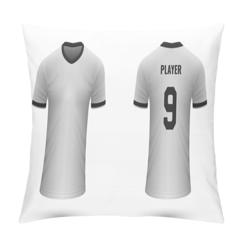 Personality  Realistic Soccer Shirt Pillow Covers