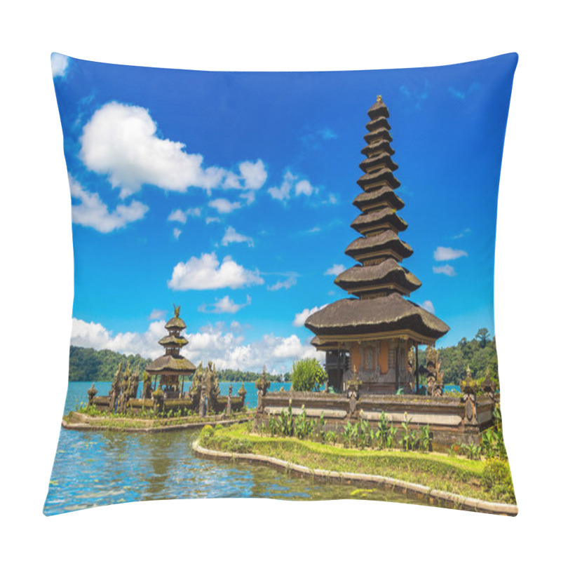 Personality  Pura Ulun Danu Beratan Bedugul Temple On A Lake In Bali, Indonesia Pillow Covers