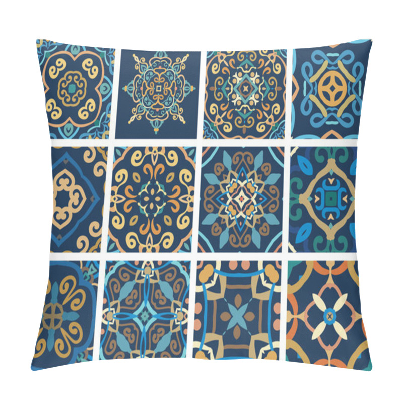 Personality  Arabic Decorative Tiles Pillow Covers