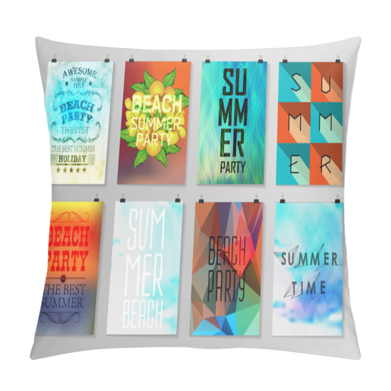 Personality  Typographical Poster, Retro Design Pillow Covers