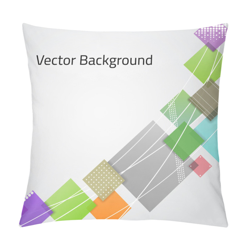 Personality  Abstract Vector Background Pillow Covers