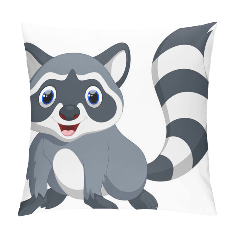 Personality  Cute Raccoon Cartoon Pillow Covers