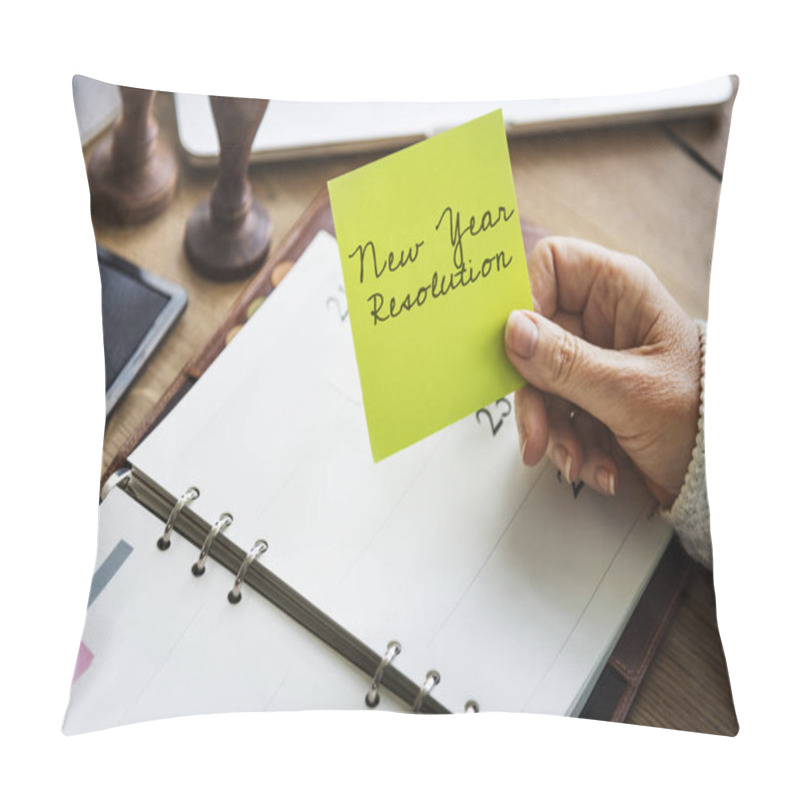 Personality  Person Holding Paper Note Pillow Covers