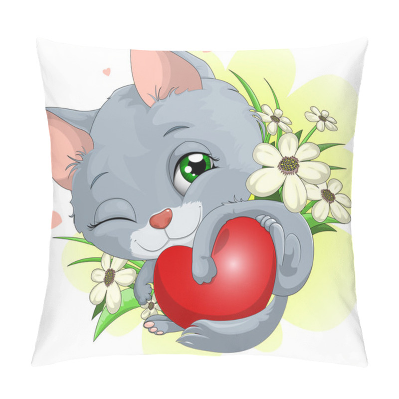 Personality  Gentle Kitty Pillow Covers