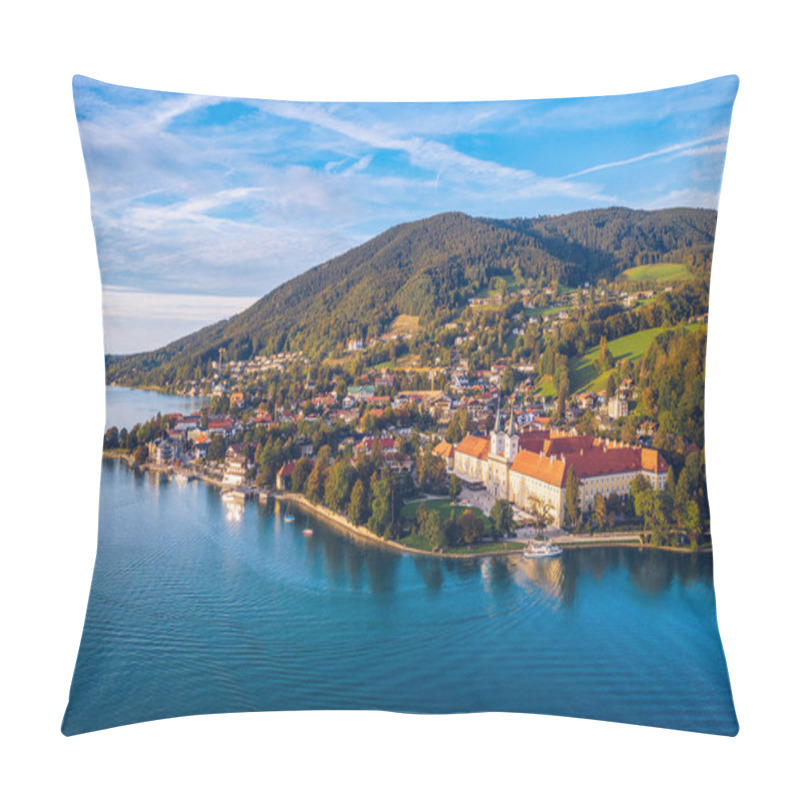 Personality  Tegernsee, Germany. Lake Tegernsee In Rottach-Egern (Bavaria), G Pillow Covers