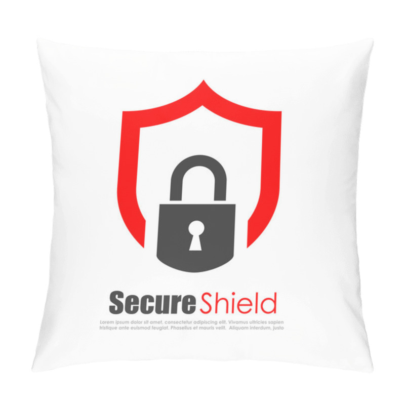 Personality  Secure Shield Protection Abstract Logo Pillow Covers