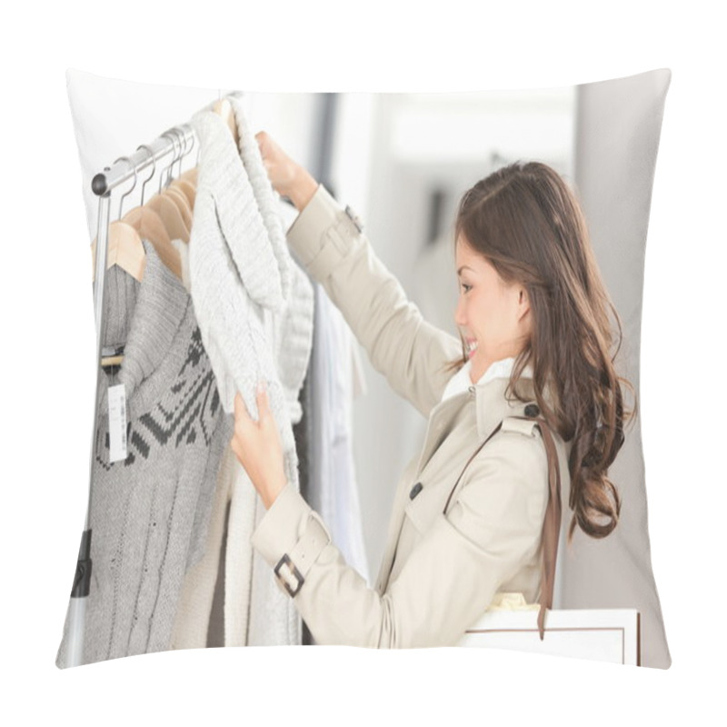 Personality  Woman Shopping Clothes Pillow Covers