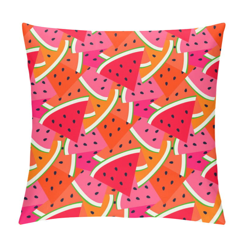 Personality  Summer Fruit Pattern With Sweet Watermelon.   Pillow Covers