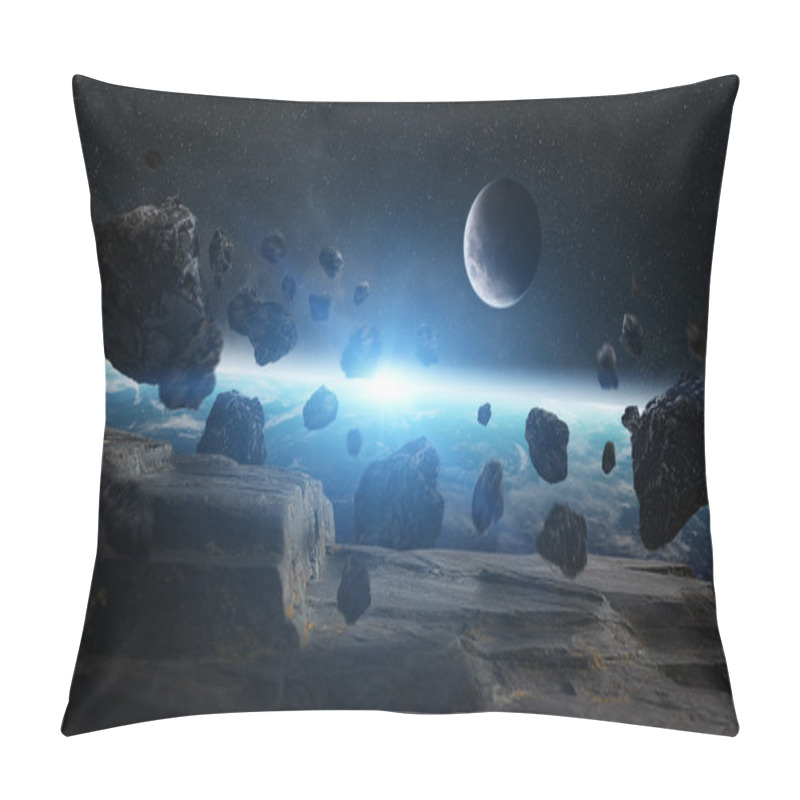 Personality  Meteorite Impact On Planet Earth In Space Pillow Covers