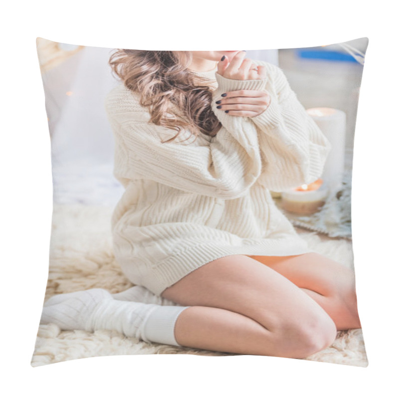 Personality  Beautiful Woman Relaxing Pillow Covers