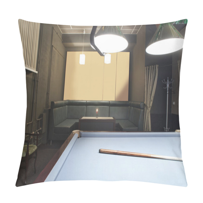 Personality  Interior Of Beautiful And Modern Billiard Pillow Covers