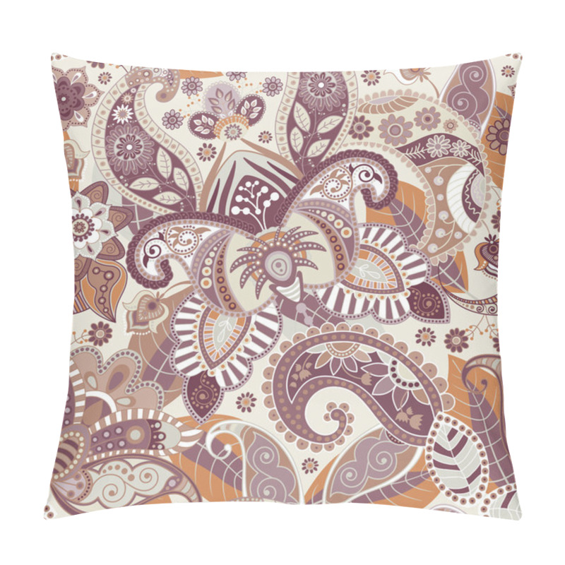 Personality  Vector Seamless Flowers Pattern Pillow Covers