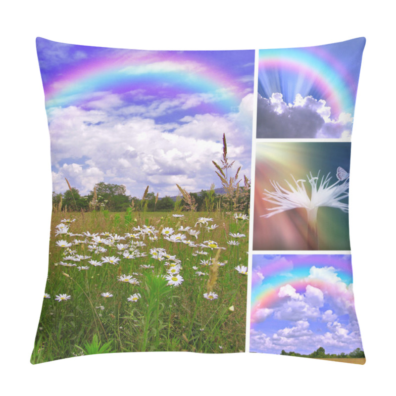 Personality  Summer Flower Collage Pillow Covers