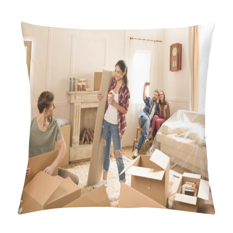 Personality  Friends Moving Into New House  Pillow Covers