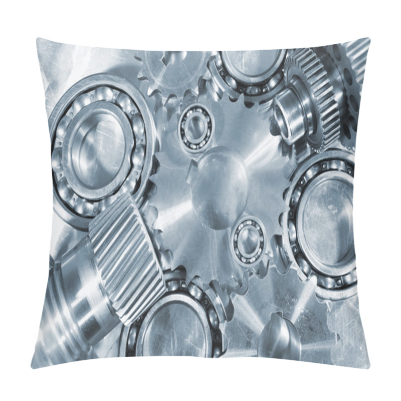 Personality  Industrial Engineering Steel Parts Pillow Covers