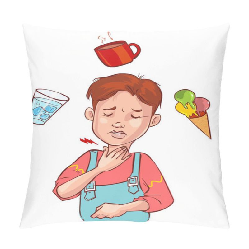 Personality  Sore Throat Child Pillow Covers