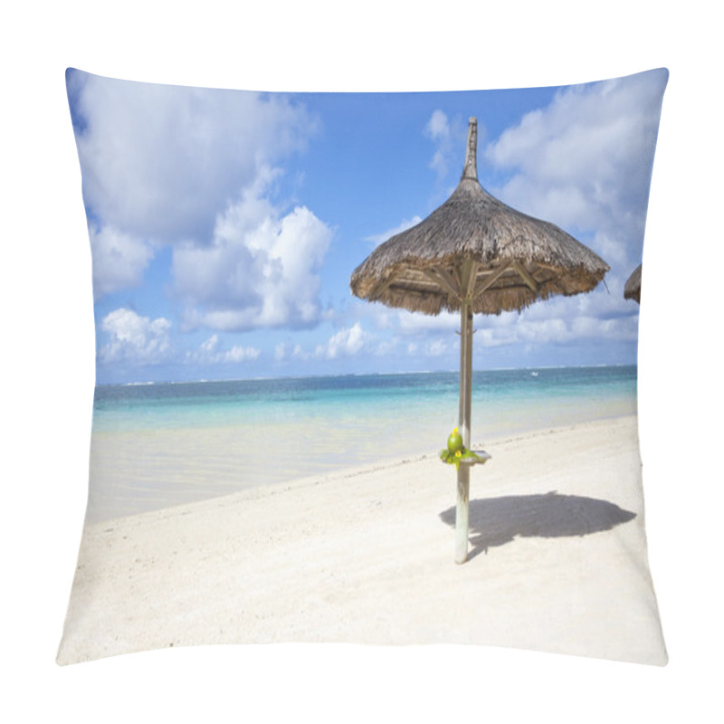 Personality  Beach Of Mauritius Pillow Covers