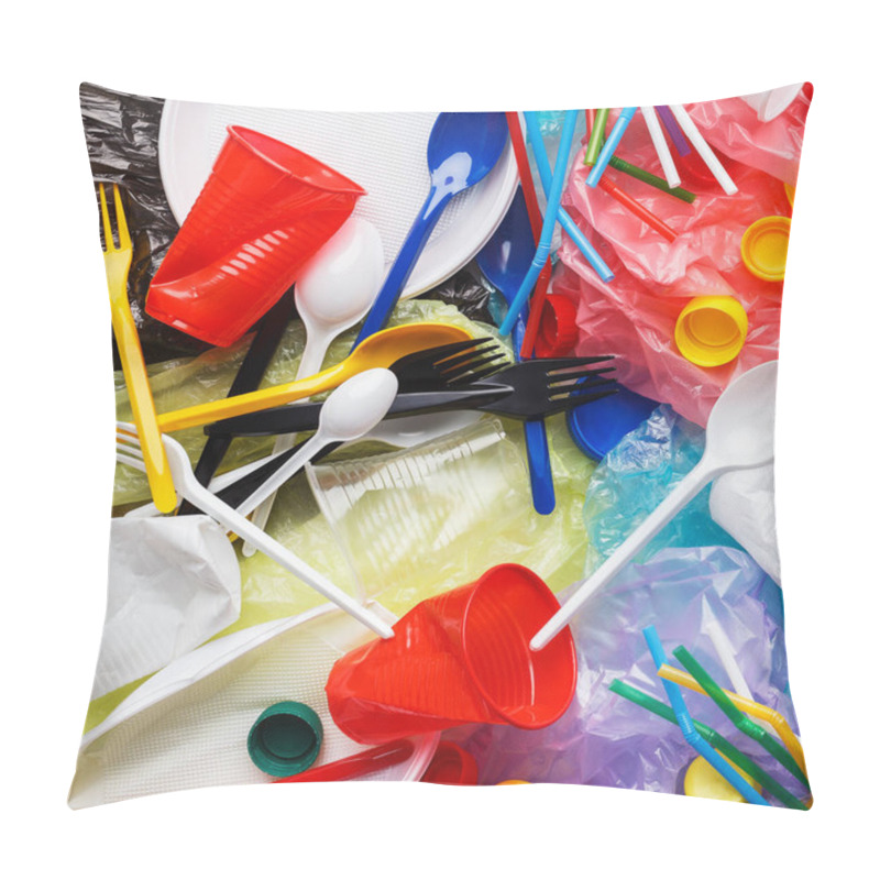 Personality  Plastic Recycling Concept Pillow Covers