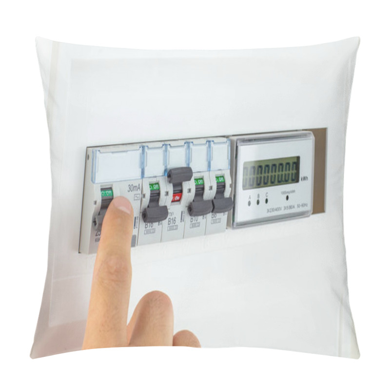 Personality  Hand Switching Modern Electrical Panel Circuit Breaker Pillow Covers