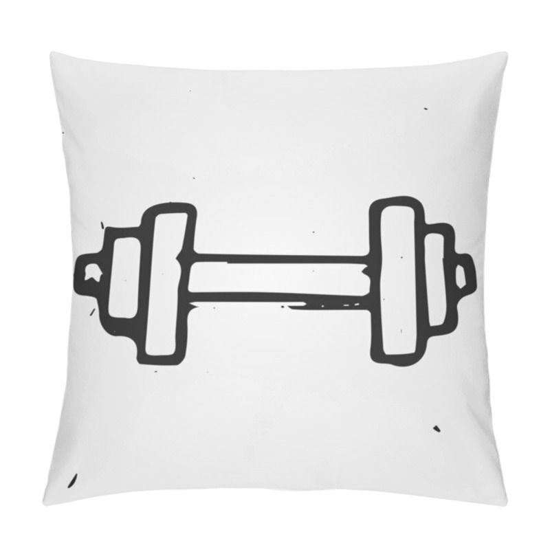 Personality  Vector Dumbbell Pillow Covers