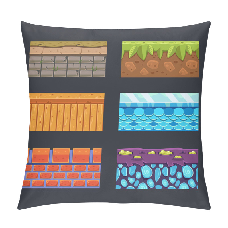 Personality  Different Materials And Textures For The Game Pillow Covers