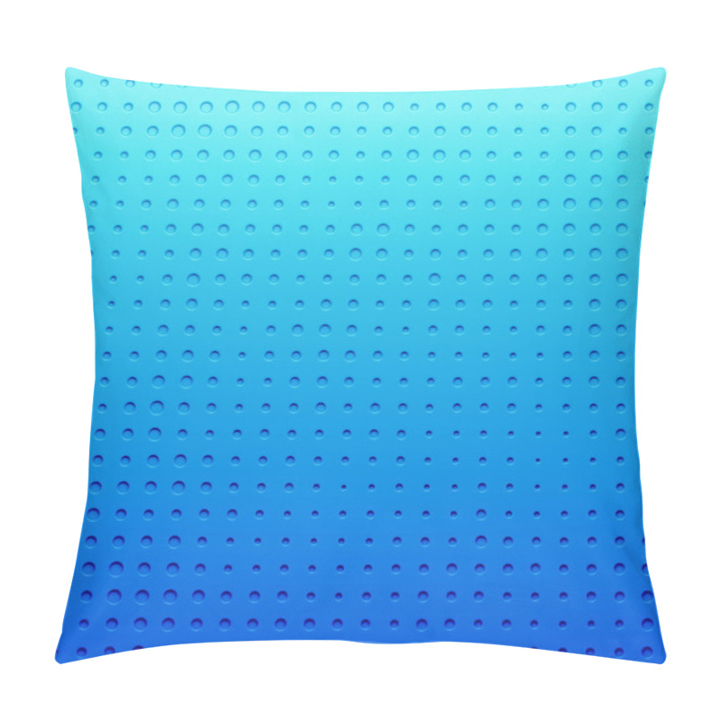 Personality  Blue Plastic Dotted Cartoon Background, Texture, Grill Pattern Pillow Covers