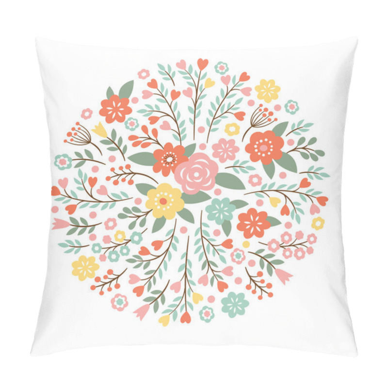 Personality  Seamless Floral Pattern Pillow Covers