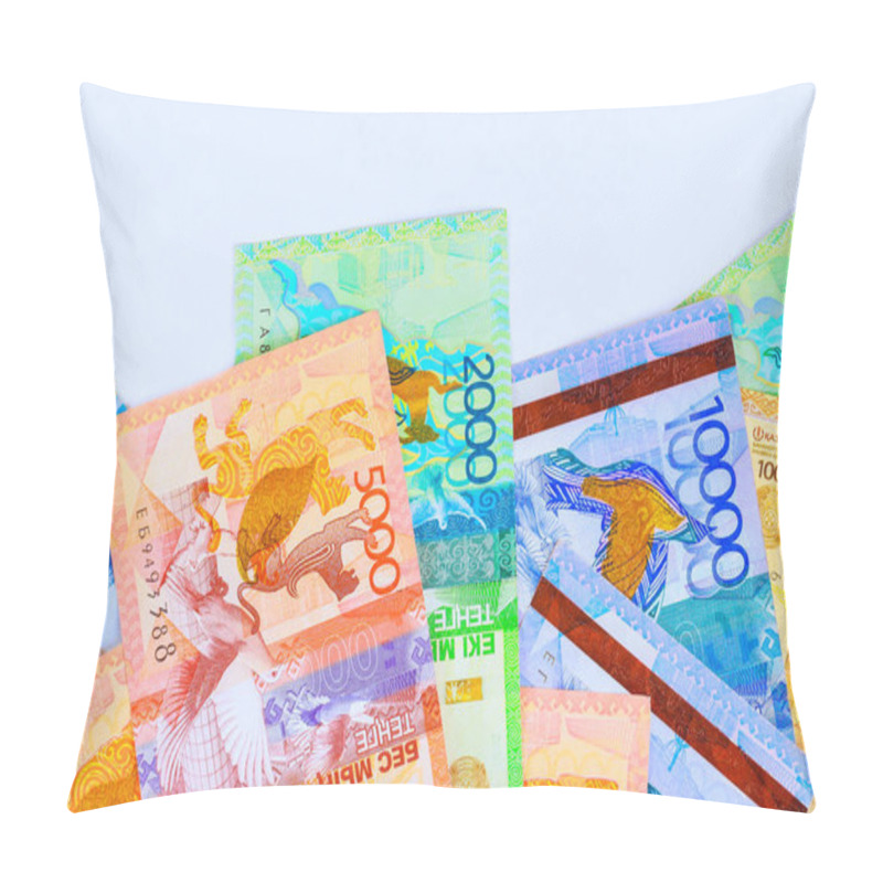 Personality  National Currency Of Kazakhstan Various Denominations Money Is Banknote Tenge Pillow Covers