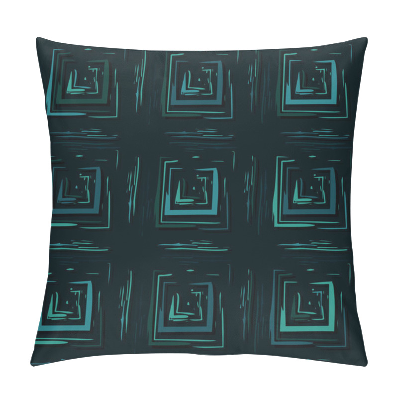 Personality  Grungy Geometric Pattern Pillow Covers