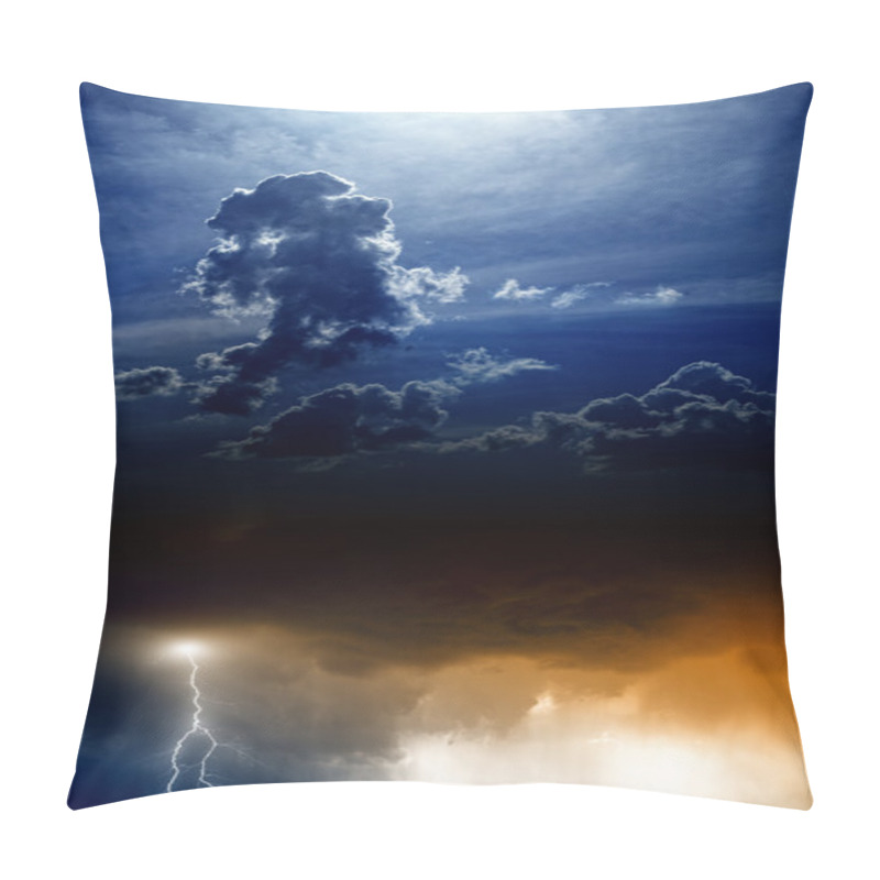 Personality  Dramatic Moody Sky Pillow Covers