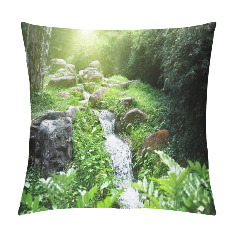 Personality  River In Jungle Pillow Covers