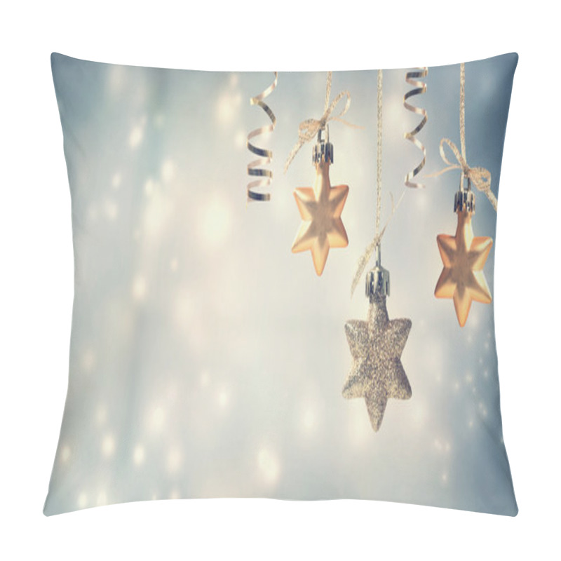 Personality  Christmas Star Ornaments Pillow Covers