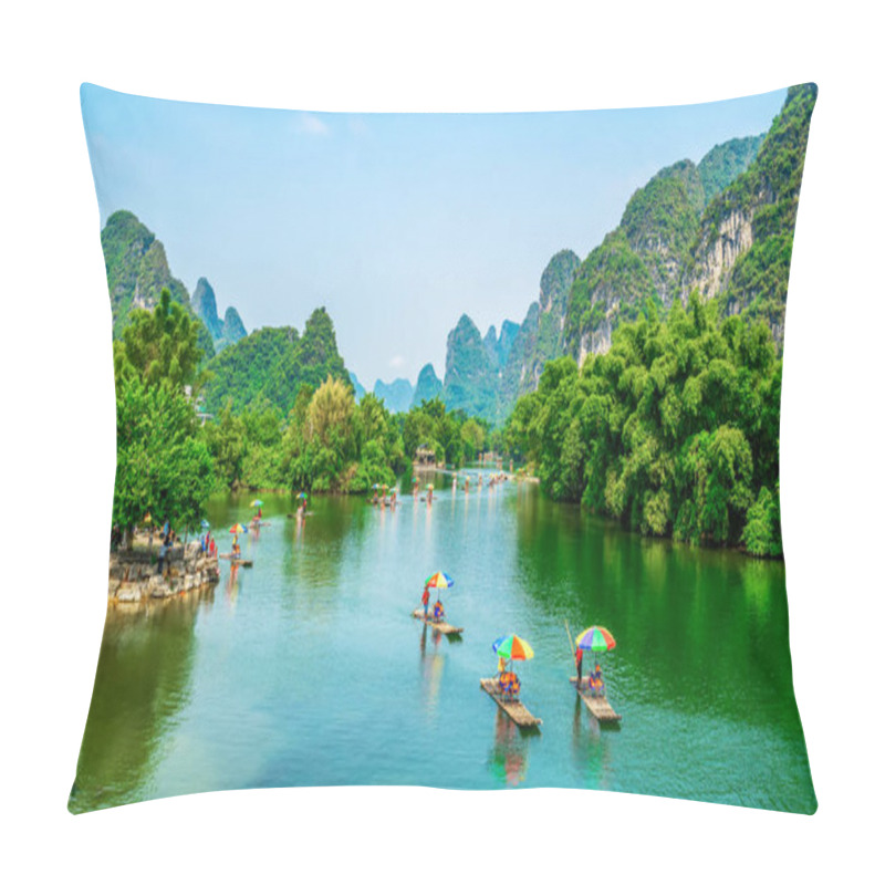 Personality  The Beautiful Landscape Scenery Of Guilin, Guangxi Pillow Covers