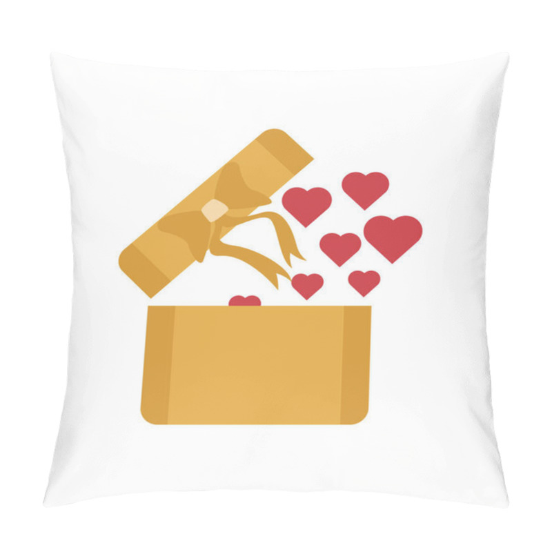 Personality  Happiness, Love Present Vector Icon Pillow Covers