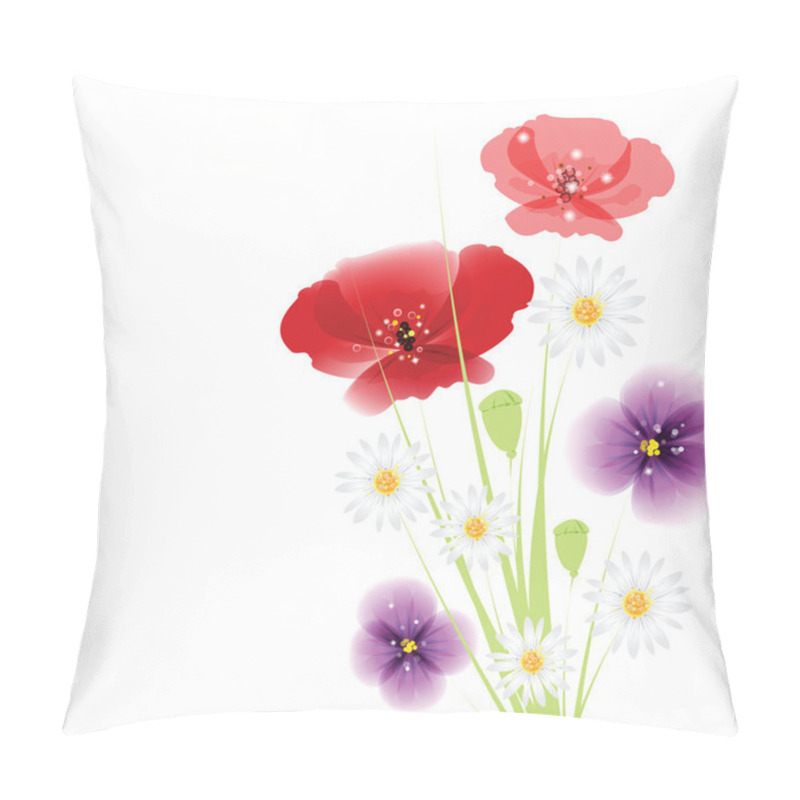 Personality  Bouquet Of Flowers. Pillow Covers