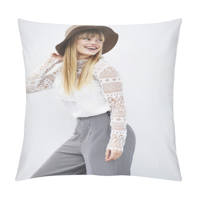 Personality  Beautiful Stylish Woman Pillow Covers