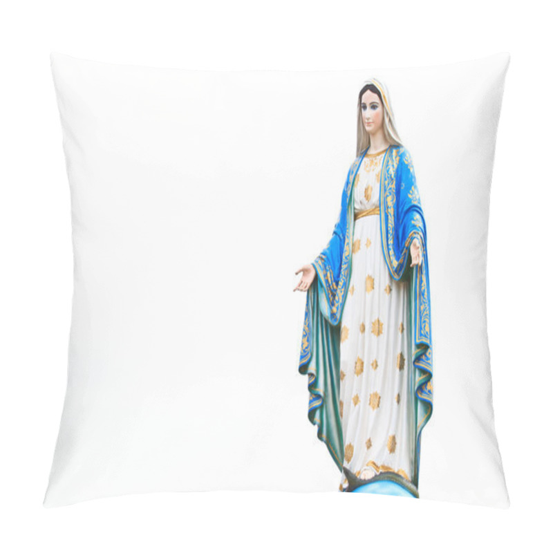 Personality  Virgin Mary Statue In Roman Catholic Church Pillow Covers