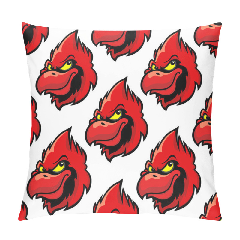 Personality  Cardinal Bird Seamless Pattern Pillow Covers